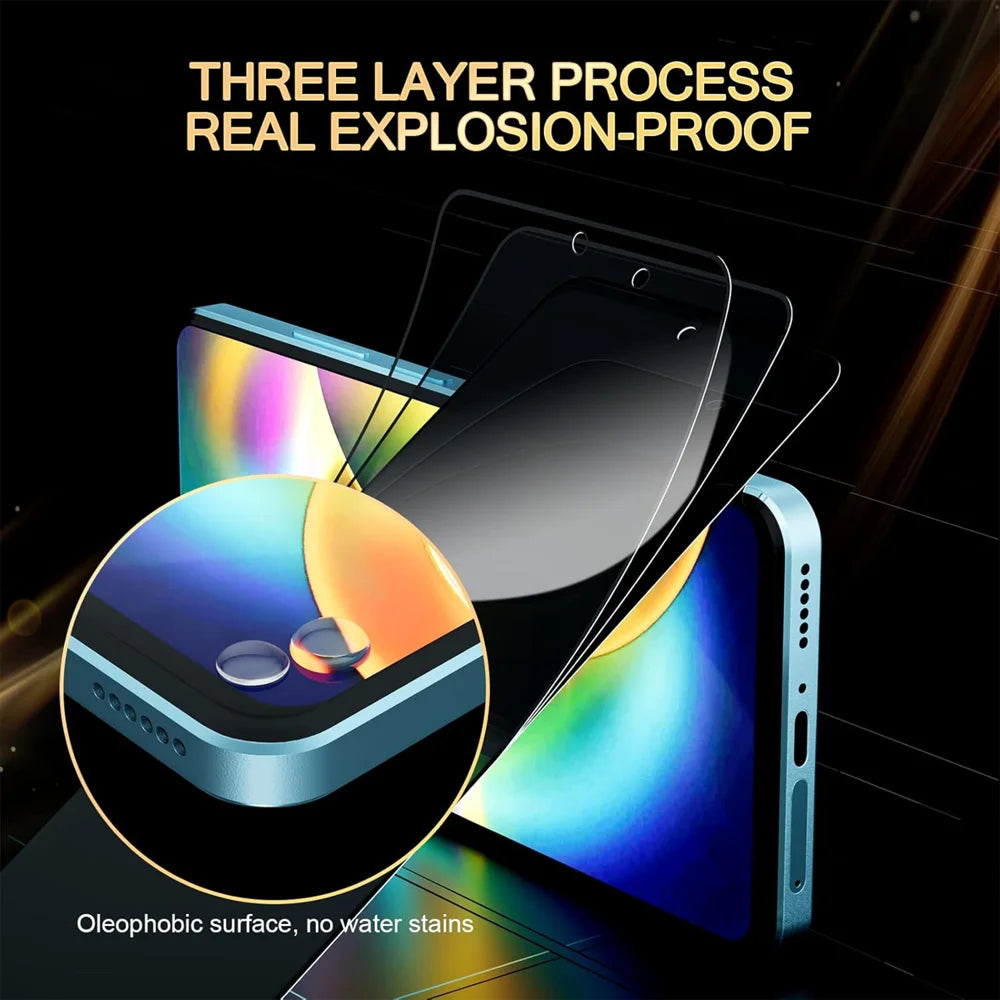 For Realme Narzo 100 Lite 5G Anti Spy Privacy Full Screen Protector Black Edge High Aluminium-silicon Glass Film - As Shown - 7