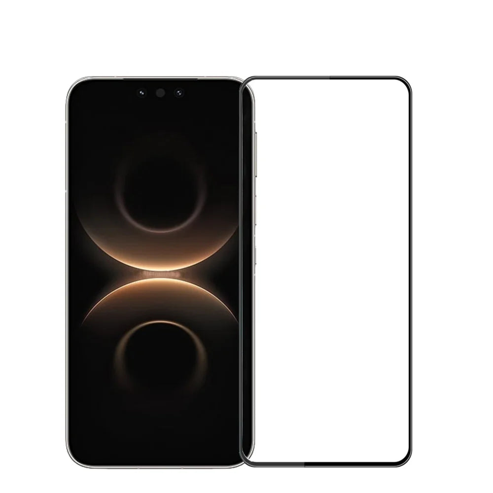 MOFI for Huawei Mate 80 Screen Protector  9H 3D Curved Full Glue Full Coverage Tempered Glass Film - Black - 1