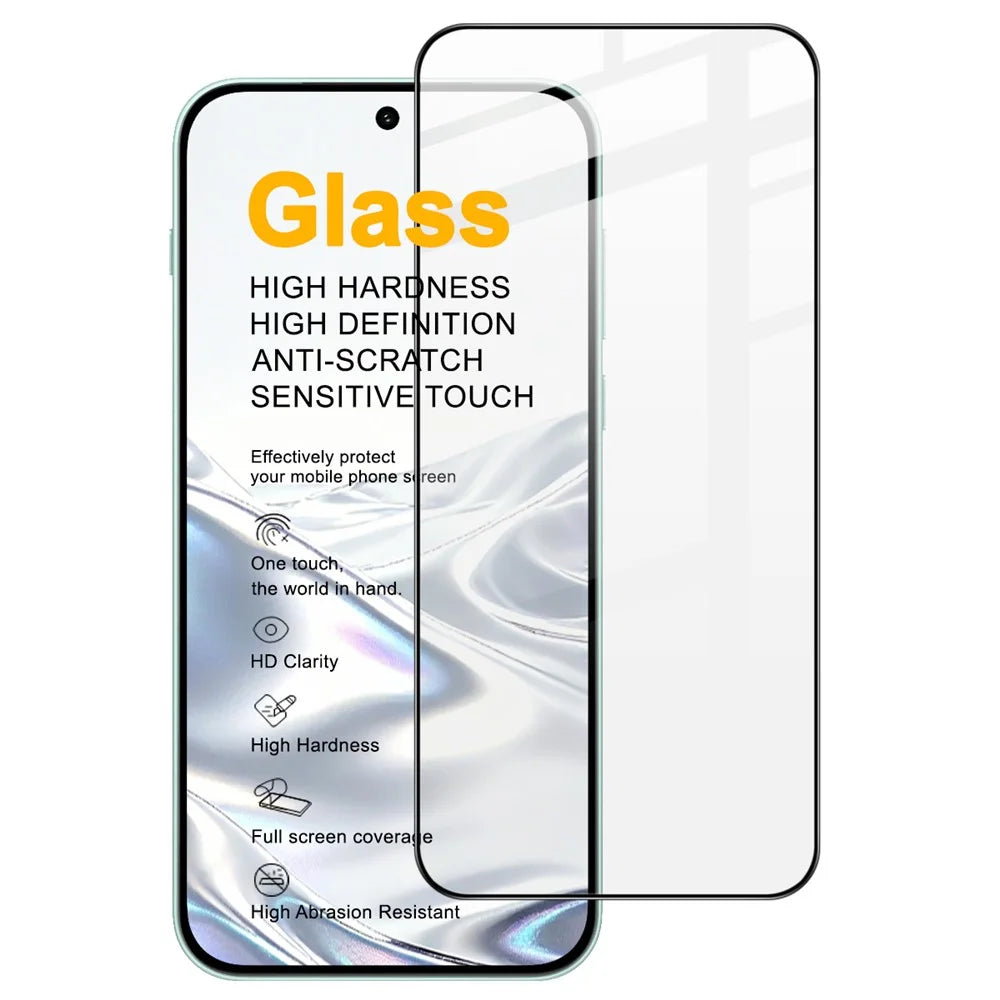 IMAK Pro+ Series For OnePlus Nord 6 5G  /  Turbo 6 5G Screen Protector Full Coverage Tempered Glass Film (Fingerprint Unlock) - Transparent - 2