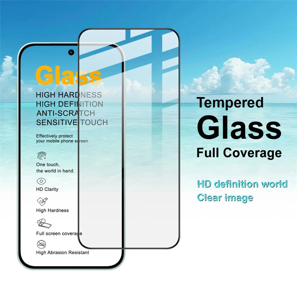 IMAK Pro+ Series For OnePlus Nord 6 5G  /  Turbo 6 5G Screen Protector Full Coverage Tempered Glass Film (Fingerprint Unlock) - Transparent - 4