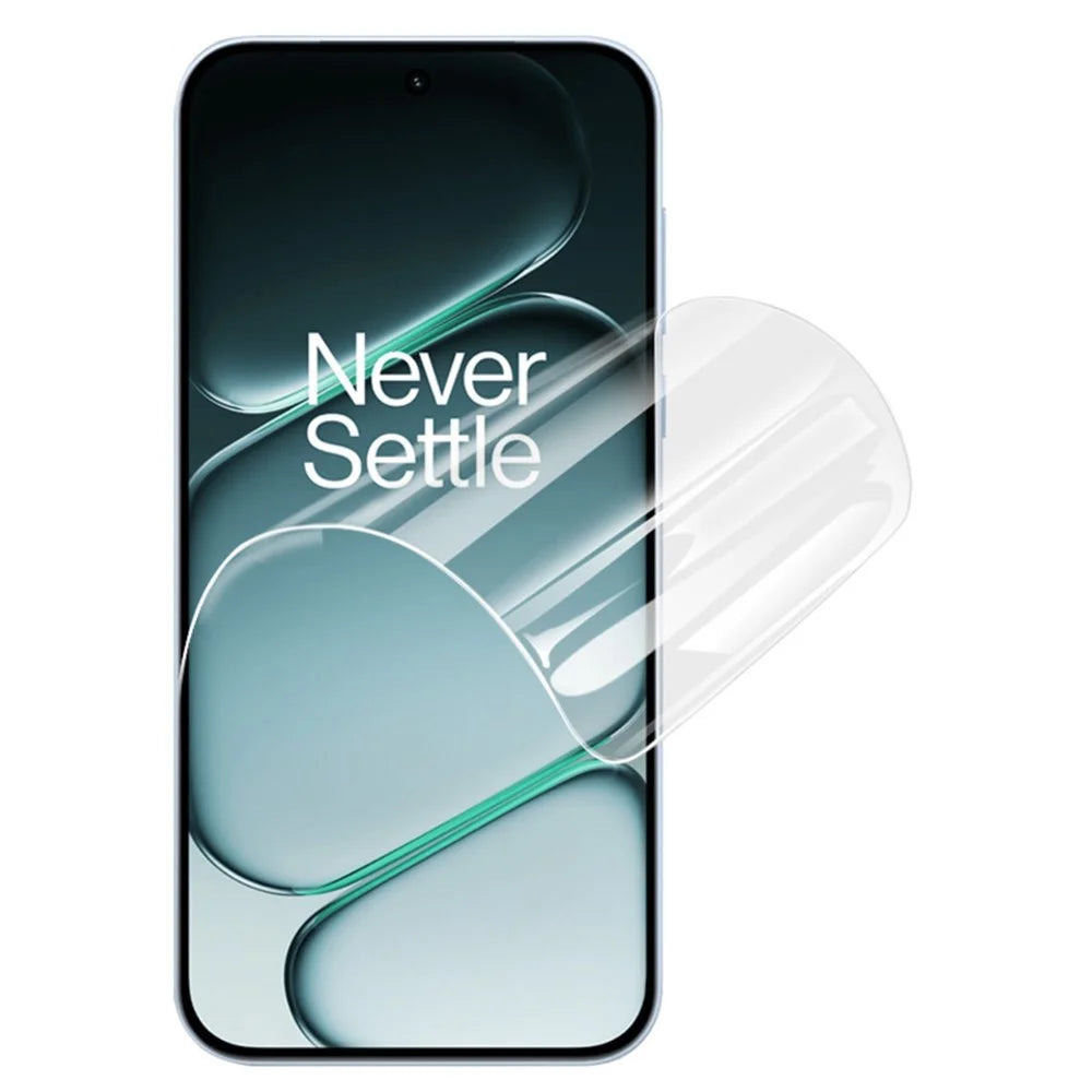 IMAK Hydrogel Film 4th For OnePlus Nord 6 5G  /  Turbo 6 5G Full Screen Protector Ultra Clear Full Glue Soft TPU Film (Fingerprint Unlock) - Transparent - 2