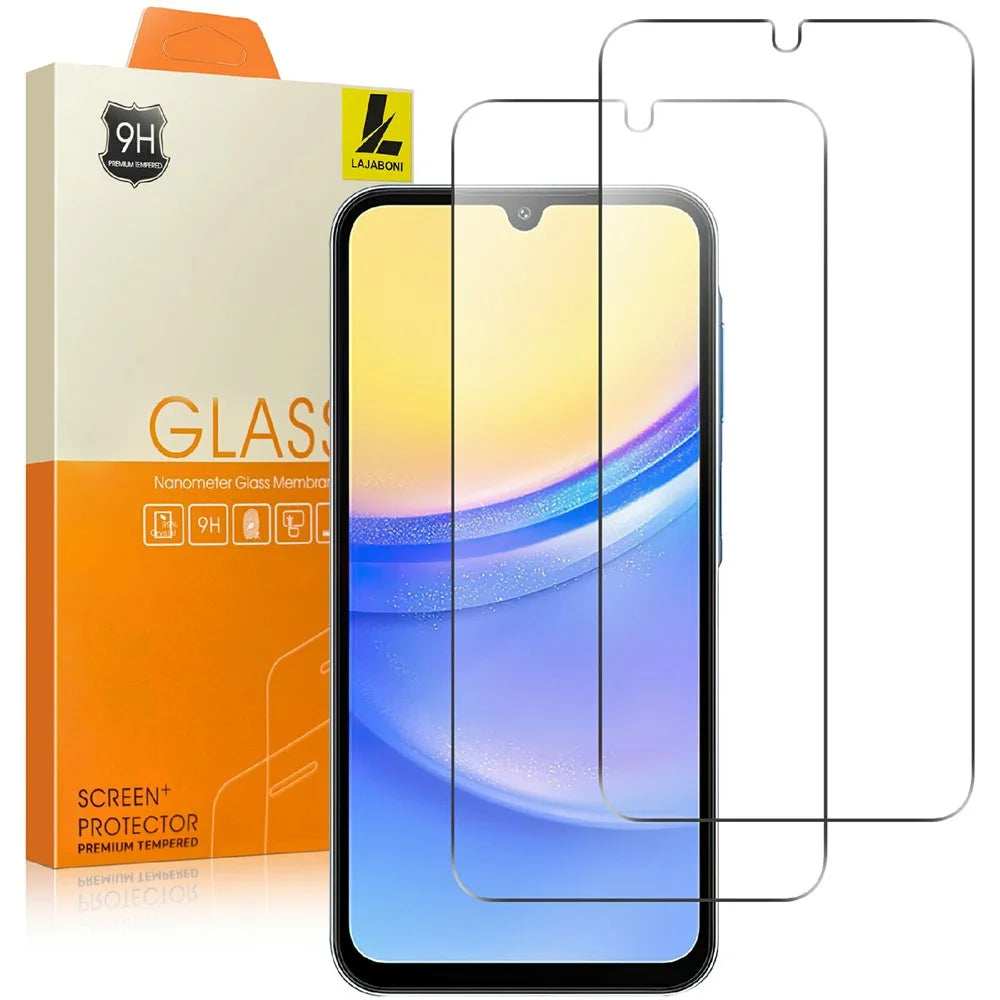 LAJABONI 2Pcs For Samsung Galaxy A18 5G / A18 4G / A17 5G / A17 4G HD Clear Screen Protector Anti-Explosion 2.5D Arc Edge Not Complete Covering Tempered Glass Screen Film - Transparent - 1