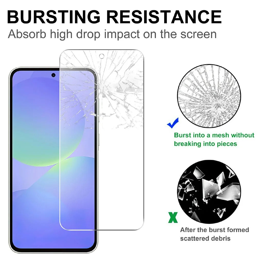 LAJABONI 2Pcs For Samsung Galaxy S23 FE HD Clear Screen Protector Anti-Explosion 2.5D Arc Edge Not Complete Covering Tempered Glass Screen Film - Transparent - 4