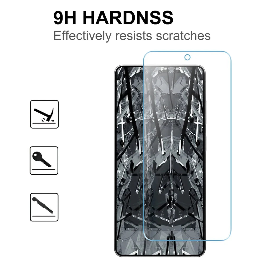 LAJABONI 2Pcs For Samsung Galaxy S25 Ultra HD Clear Screen Protector Anti-blue-ray Not Complete Covering Tempered Glass Screen Film - Transparent - 3