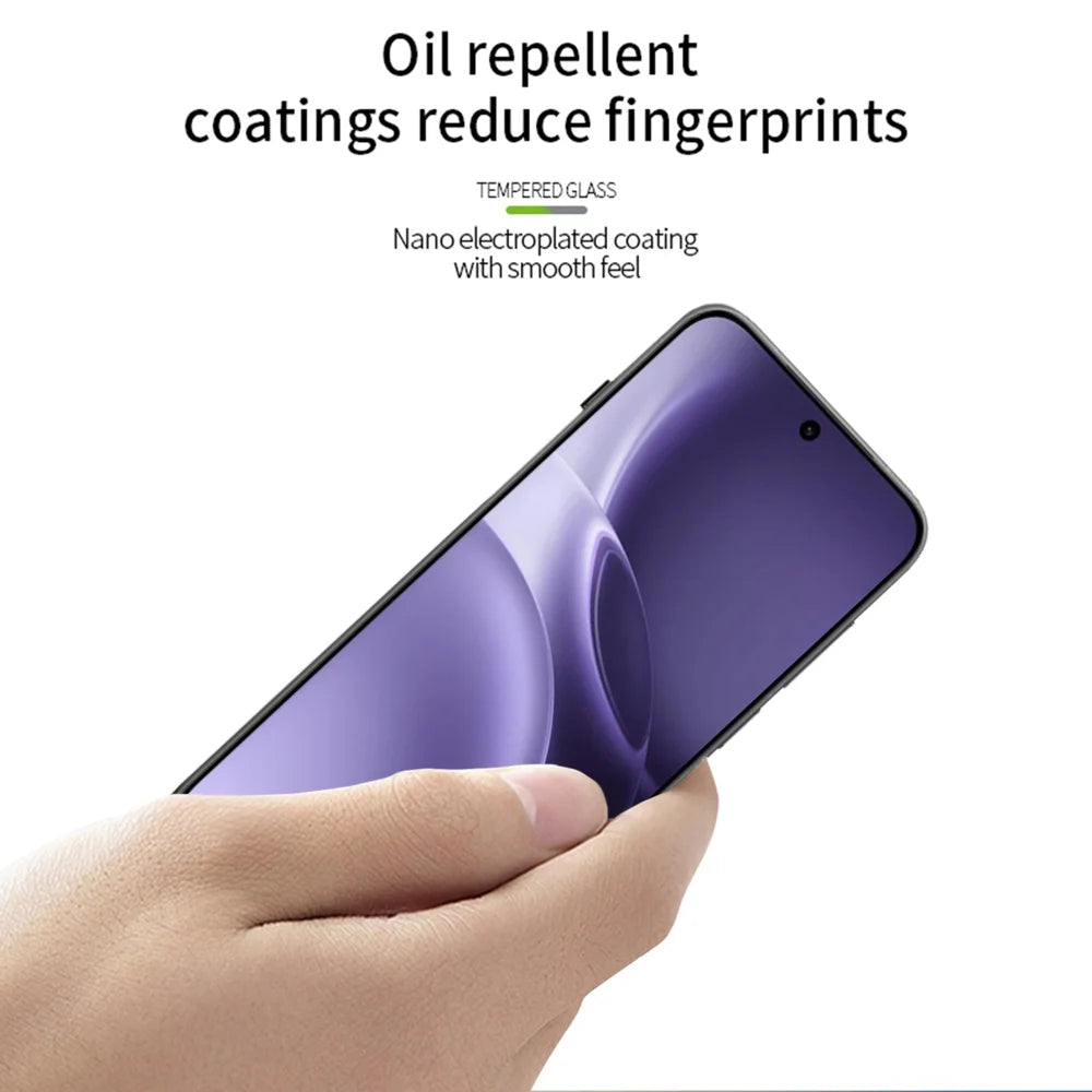 PINWUYO for vivo X300 Pro 5G Tempered Glass Film  JK Series-2 9H Full Glue Full Screen Protector - Black - 4