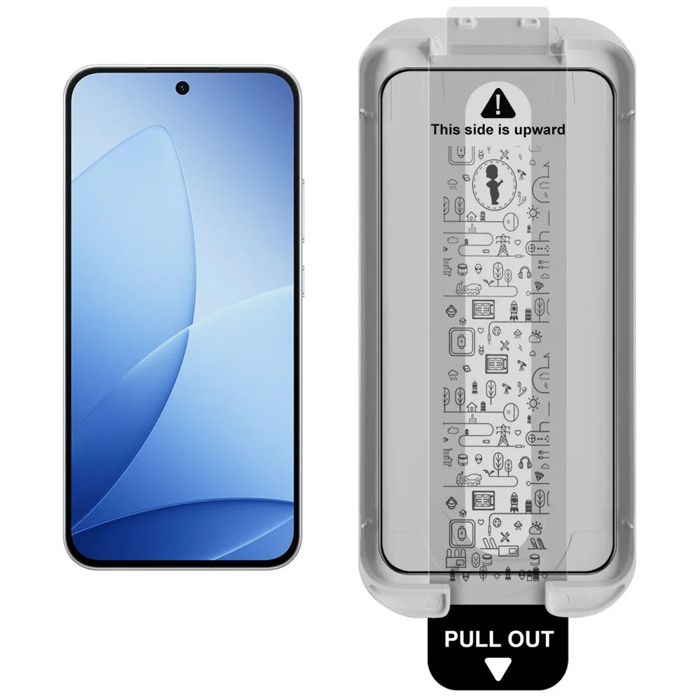 IMAK Tempered Glass For Oppo A6s Pro 5G Full Screen Protector Full Glue Film with Dust-free Installation Tool (Fingerprint Unlock) - Black - 2