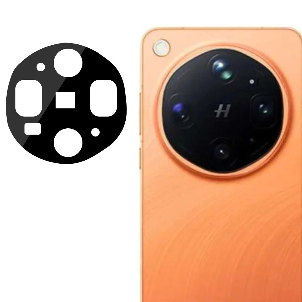For Oppo Find X9 Ultra 5G Tempered Glass Lens Protector Silk Printing Camera Lens Film - Black - 2