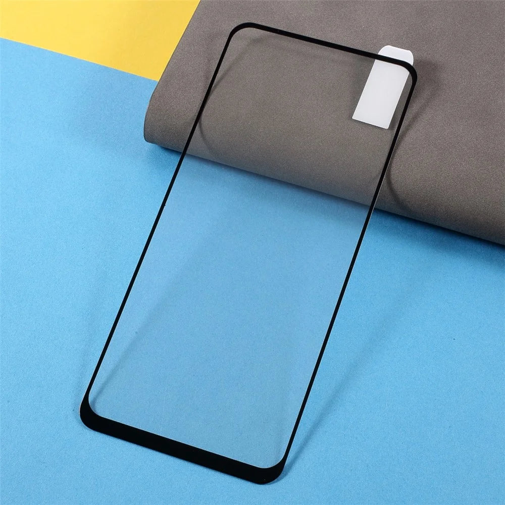 Screen Protector For Motorola Moto G37 5G / G37 Power 5G / G47 5G Full Glue Silk Printing Tempered Glass Screen Film - Black - 3