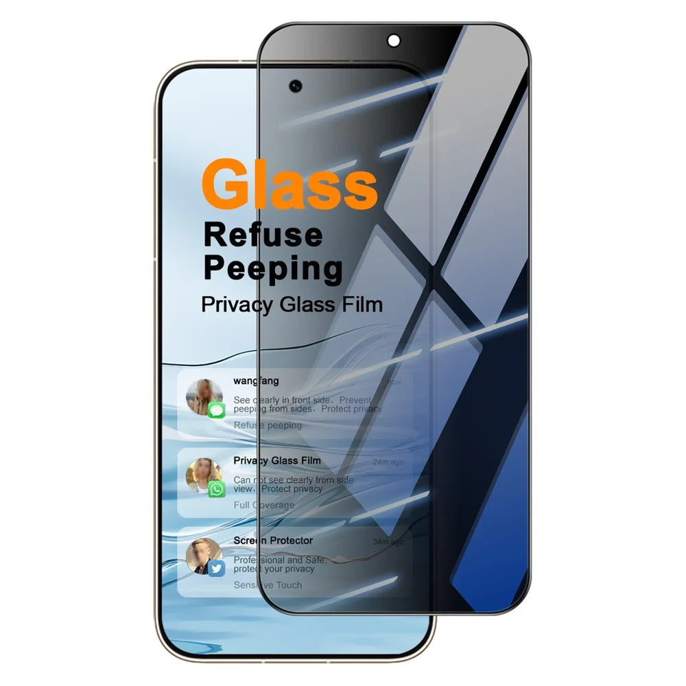 IMAK For Huawei Pura 90s Pro Max 5G / Pura 90 Pro Max Anti Peep Tempered Glass Screen Protector Full Coverage - Black - 2