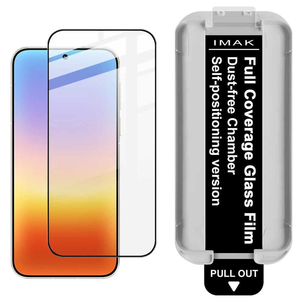 IMAK 3Pcs For Huawei Pura 90s Pro Max 5G / Pura 90 Pro Max Tempered Glass Full Screen Protector Full Glue Film with Dust-free Installation Tool - Black - 2
