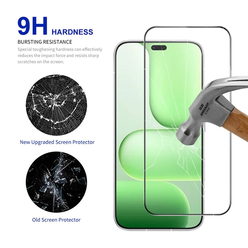 RURIHAI 10Pcs For Honor 600 Lite 5G High Aluminium-Silicon Glass Film Full Glue 0.26mm 2.5D Full Screen Protector - 3