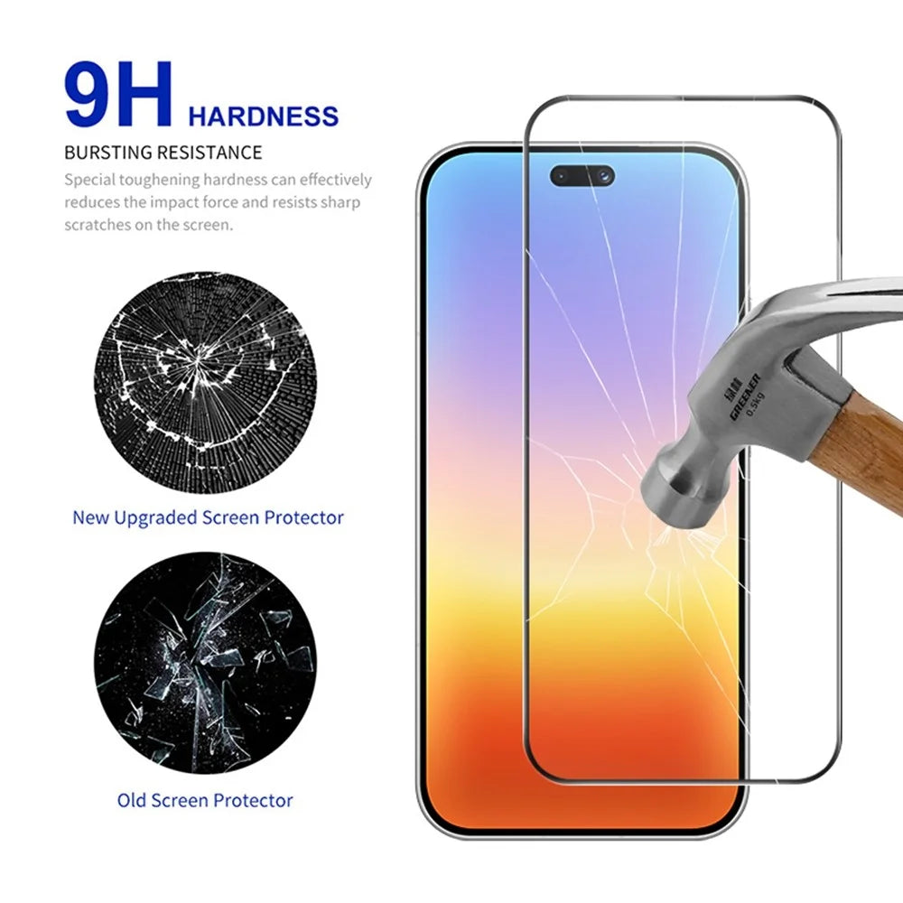 RURIHAI 10Pcs For Huawei Pura 90 High Aluminium-Silicon Glass Film Full Glue 0.26mm 2.5D Full Screen Protector - 3