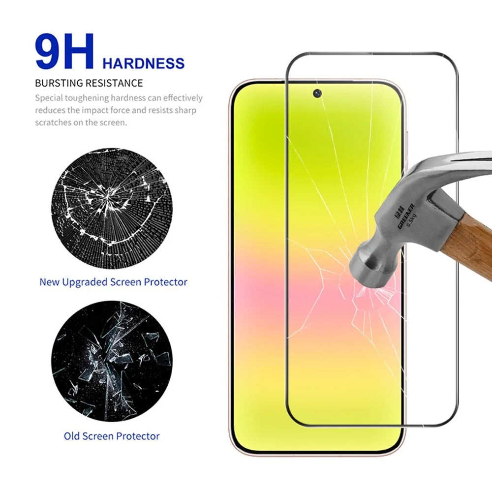 RURIHAI 10Pcs For Huawei Pura 90 Pro High Aluminium-Silicon Glass Film Full Glue 0.26mm 2.5D Full Screen Protector - 3