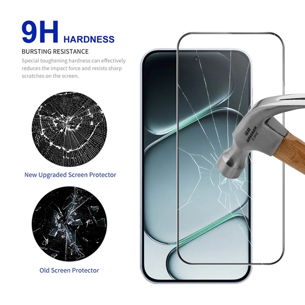 RURIHAI For OnePlus Nord CE6 5G Screen Protector High Aluminum-Silicon Glass Phone Screen Film - 3