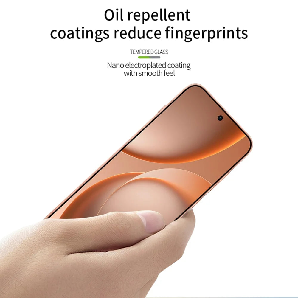 MOFI for Oppo Find X9 Ultra 5G Screen Protector 9H Full Glue Full Coverage High Aluminum-Silicon Glass Film - Black - 4