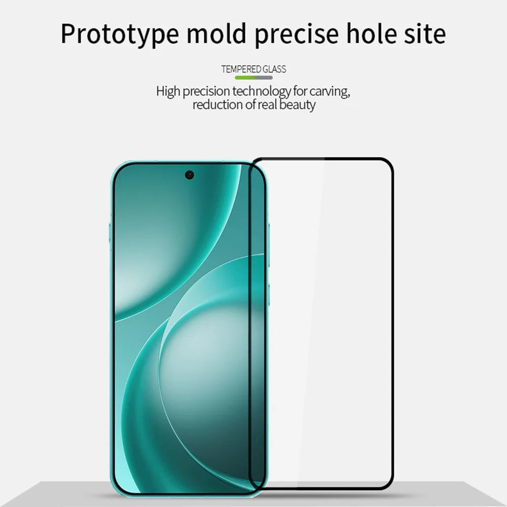 MOFI for Oppo Find X9s Pro 5G Screen Protector 9H Full Glue Full Coverage High Aluminum-Silicon Glass Film - Black - 3