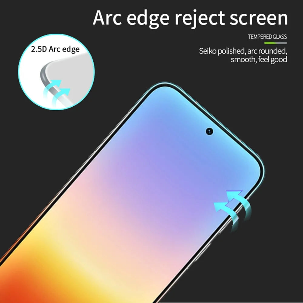 MOFI for Huawei Pura 90 Pro Max Screen Protector 9H Full Glue Full Coverage High Aluminum-Silicon Glass Film -  Black - 2