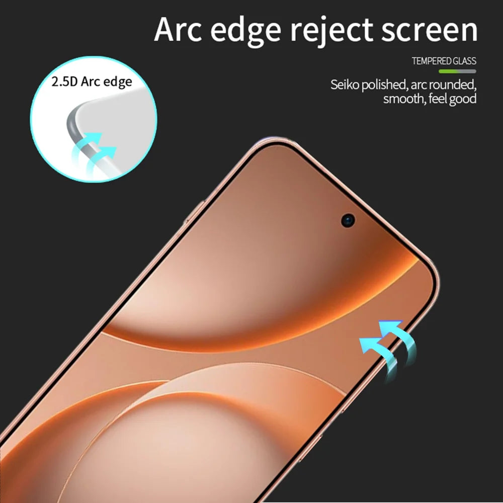 PINWUYO for Oppo Find X9 Ultra 5G Tempered Glass Film  JK Series-2 9H Full Glue Full Screen Protector - Black - 2