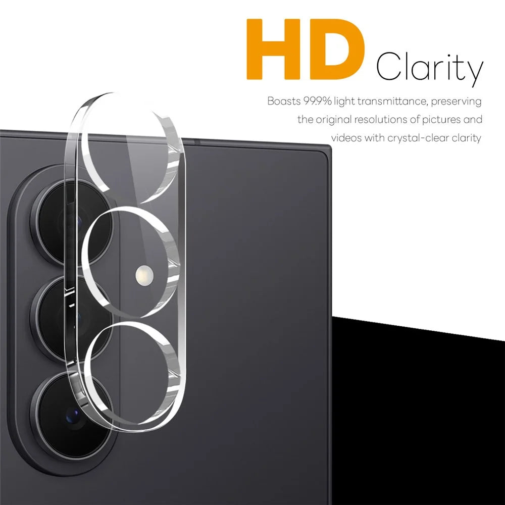 NORTHJO For Samsung Galaxy Z Fold8 Ultra Camera Lens Protector Tempered Glass HD Clear 3D Full Coverage - Transparent - 2