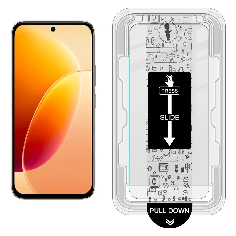 IMAK H Series For vivo Y6 5G  /  Y500s 5G Tempered Glass Screen Protector Film with Dust-free Installation Tool - Transparent - 2