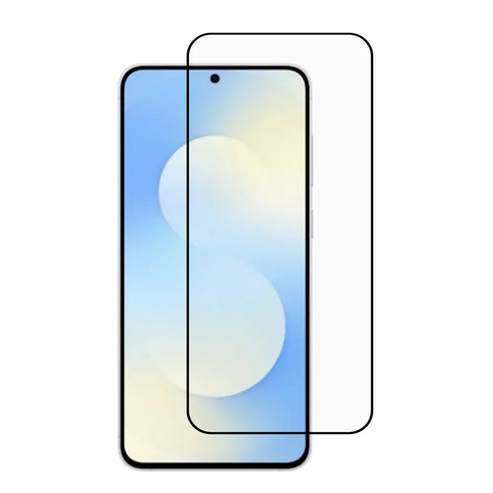 For Samsung Galaxy S26 FE Full Screen Protector Silk Printing Full Glue Tempered Glass Film 0.18mm Ultra-Thin (Support Fingerprint Unlock) - 1