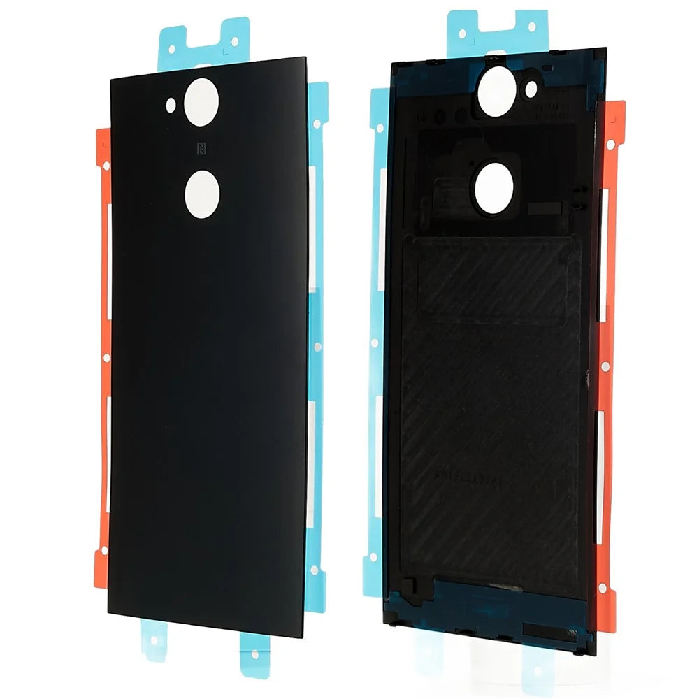 For Sony Xperia XA2 OEM Battery Housing with Adhesive Sticker Replacement Part - Black - 1