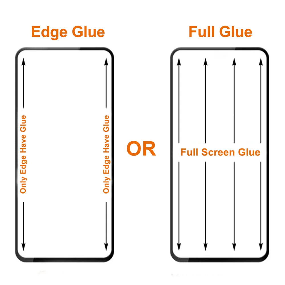 For Motorola Edge 50 Pro 5G Full Screen Protector Full Glue Curved Edges Anti-fingerprint Tempered Glass Film - Transparent - 7