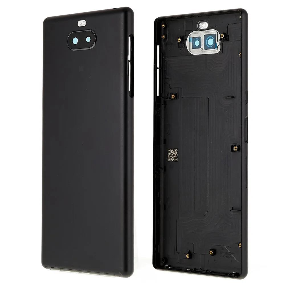 For Sony Xperia 10 OEM Battery Door Cover Replacement Part - Black - 1