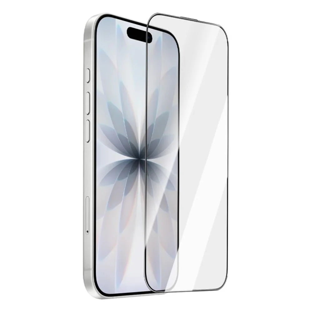 ZGA for iPhone 16 Pro Max Screen Protector Anti-static High Aluminum-Silicon Glass HD Film - Transparent With Black Edge - 2