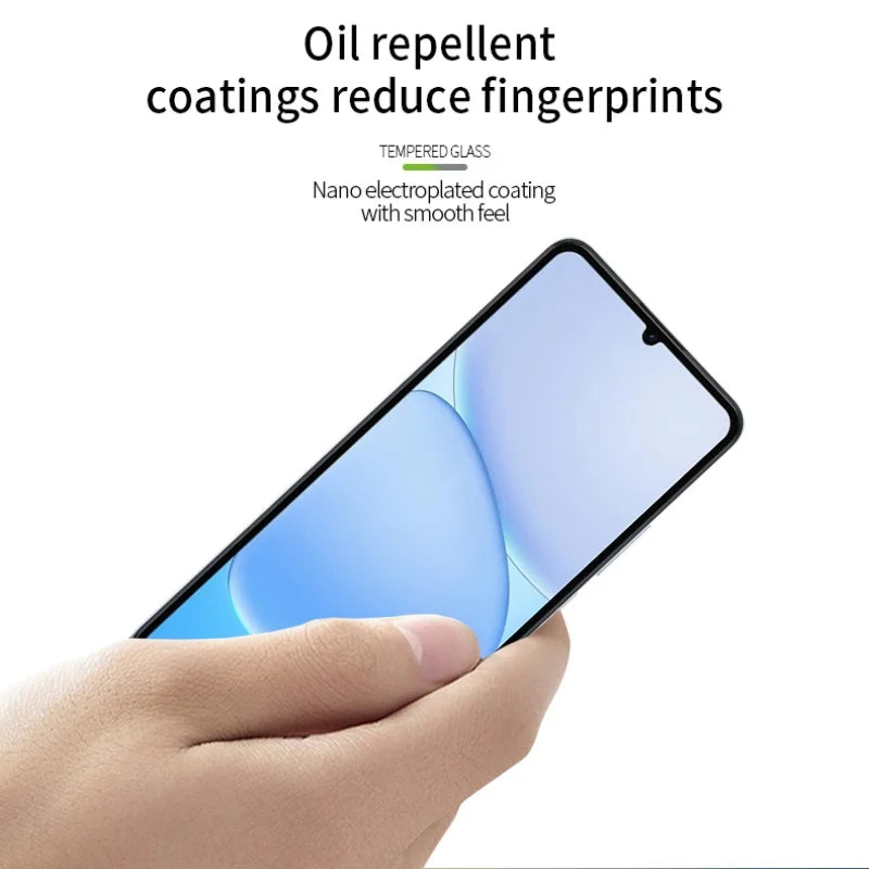 MOFI for Realme Note 80 4G Screen Protector 9H Full Glue Full Coverage High Aluminum-Silicon Glass Film - Black - 4