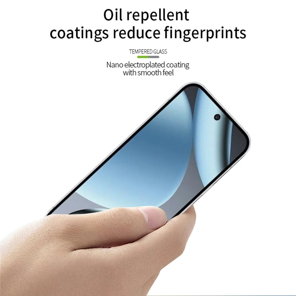 MOFI for Google Pixel 11 Pro XL Screen Protector 9H Full Glue Full Coverage High Aluminum-Silicon Glass Film - Black - 4