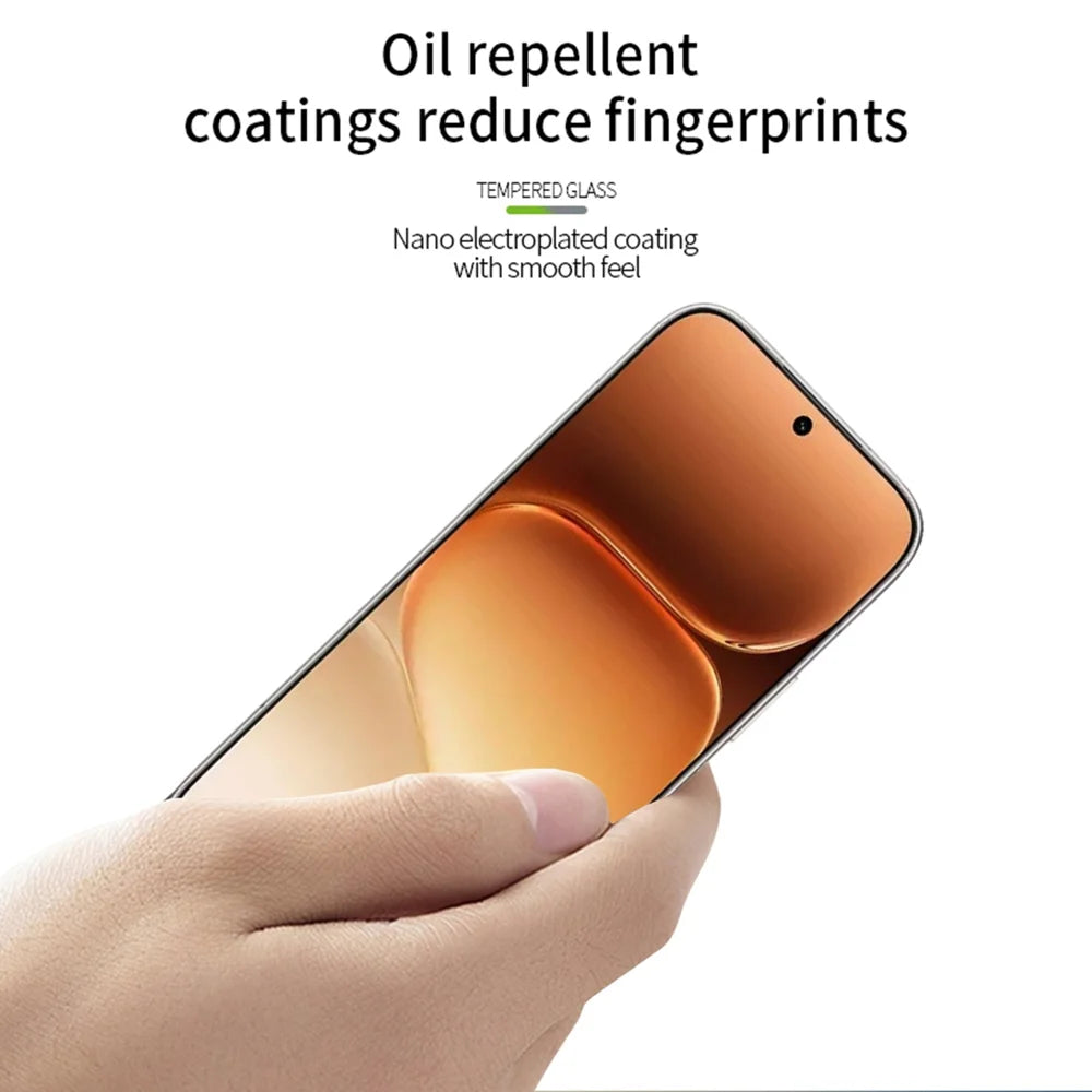 PINWUYO for Honor 600 Pro 5G / Honor 600 5G Tempered Glass Film  JK Series-2 9H Full Glue Full Screen Protector - Black - 4