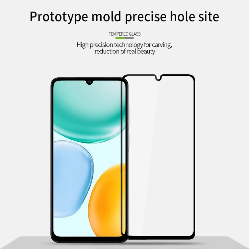 PINWUYO for Honor Play 70C 4G Tempered Glass Film  JK Series-2 9H Full Glue Full Screen Protector - Black - 3