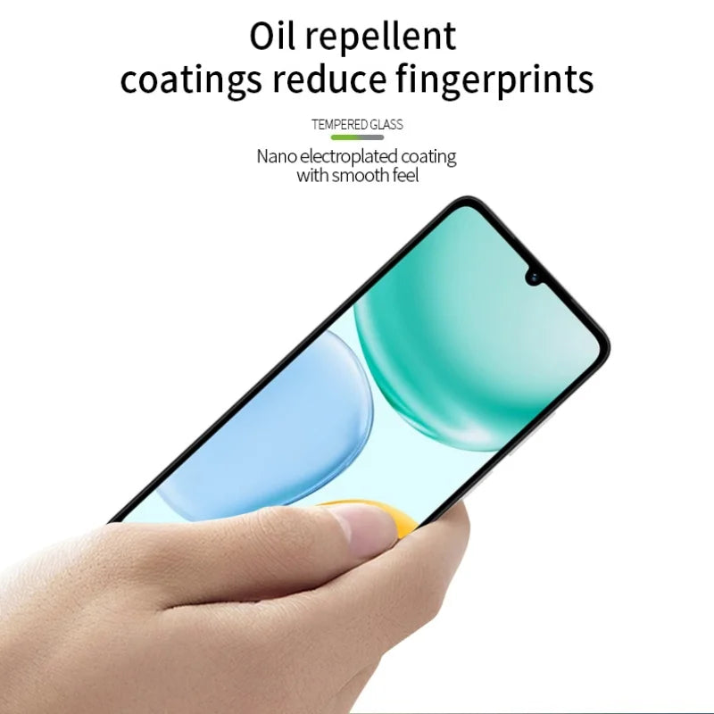PINWUYO for Honor Play 70C 4G Tempered Glass Film  JK Series-2 9H Full Glue Full Screen Protector - Black - 4