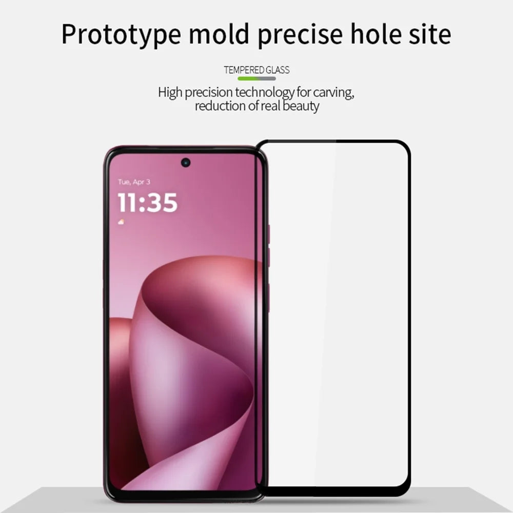 PINWUYO for Motorola Moto G37 5G / Motorola Moto G37 Power 5G / Motorola Moto G47 5G Tempered Glass Film  JK Series-2 9H Full Glue Full Screen Protector - Black - 3