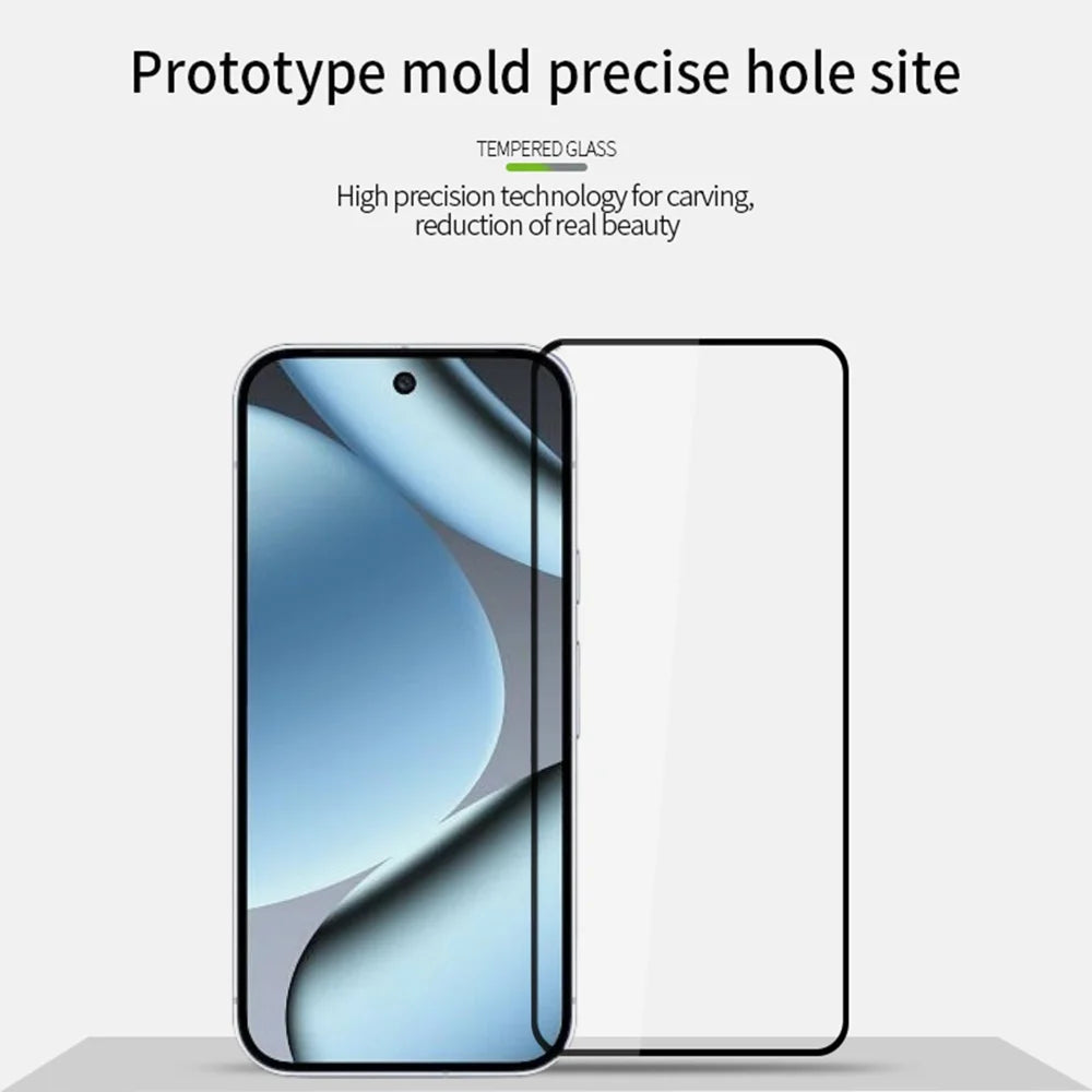 PINWUYO for Google Pixel 11 Pro XL Tempered Glass Film  JK Series-2 9H Full Glue Full Screen Protector - Black - 3