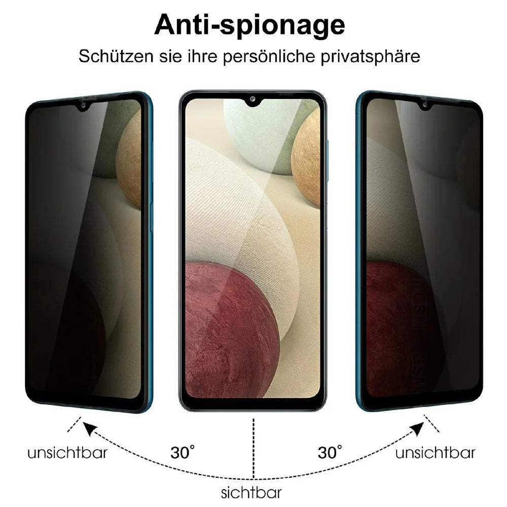 For Samsung Galaxy S26 FE Tempered Glass Screen Protector 2.5D Arc Edge Anti-Spy Film - 5