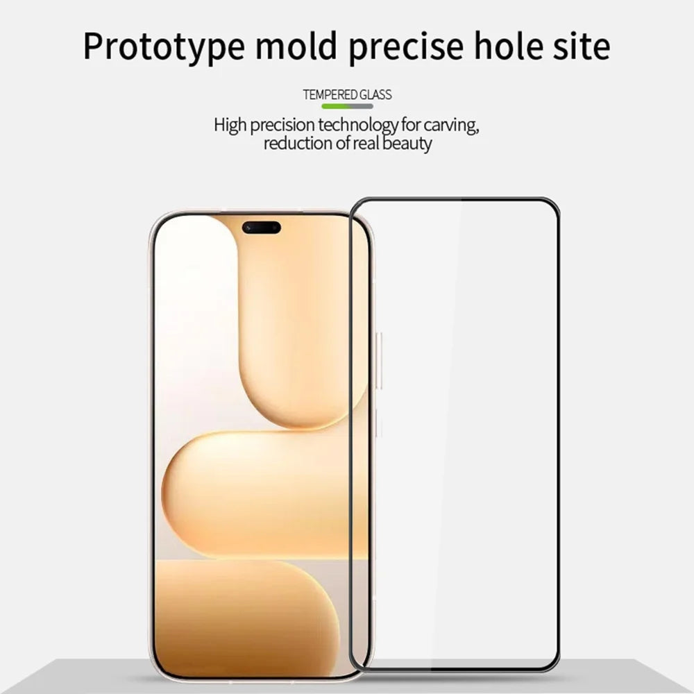 MOFI for Honor 600e 5G Screen Protector  9H 3D Curved Full Glue Full Coverage Tempered Glass Film - Black - 3