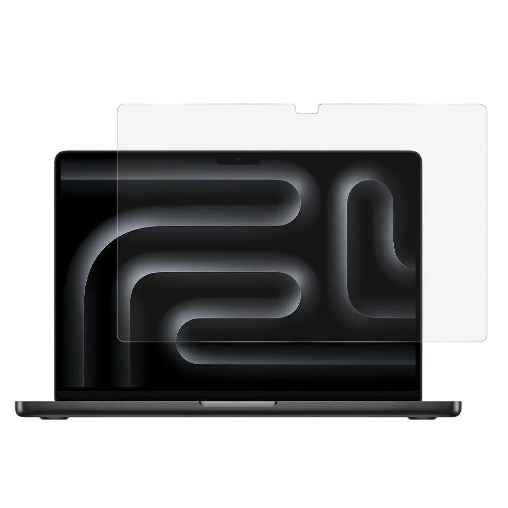 Full Screen Protector For MacBook Pro 16 inch (2026) / (2025) / (2024) / (2023) / (2021) 0.3mm Straight Edge Tempered Glass Laptop Screen Film - Transparent - 1
