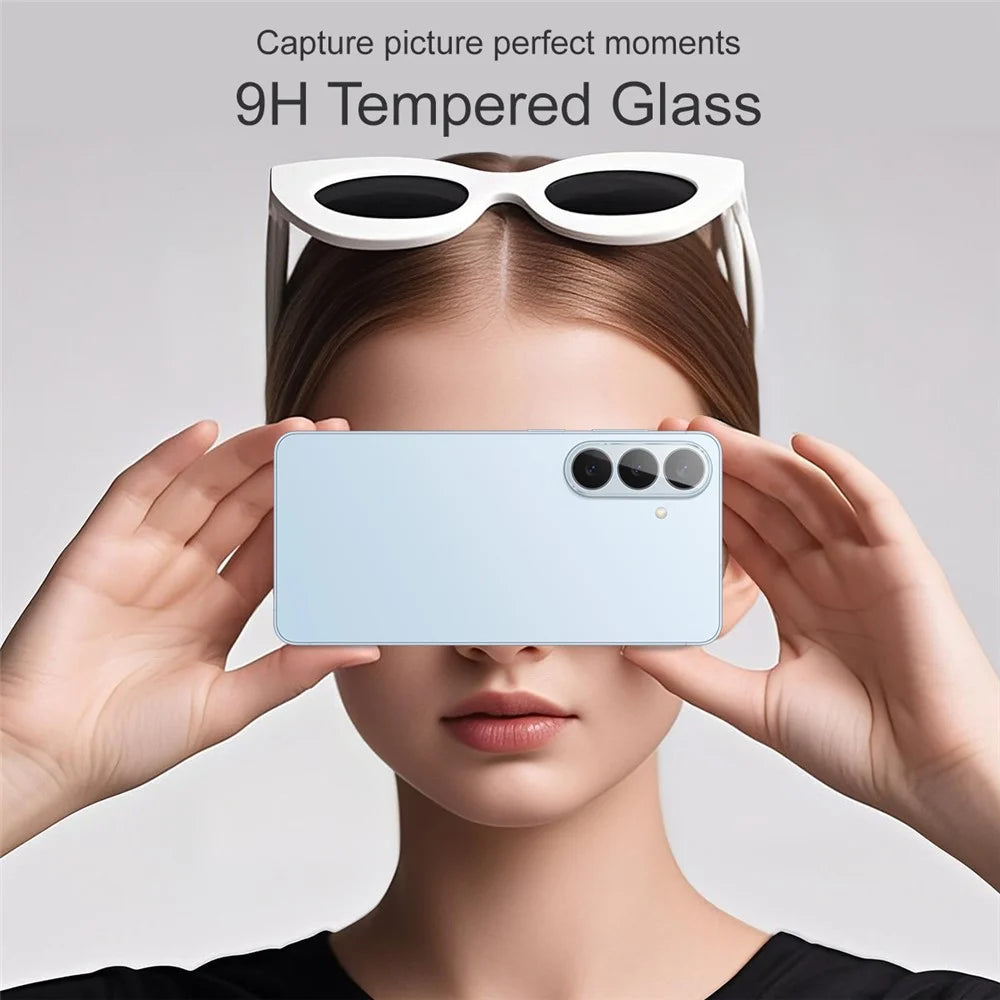 IMAK For Samsung Galaxy S26 FE Camera Lens Protector Slim Tempered Glass Full Coverage Lens Film - Transparent - 3