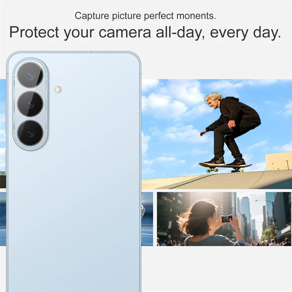 IMAK For Samsung Galaxy S26 FE Camera Lens Protector Slim Tempered Glass Full Coverage Lens Film - Transparent - 5
