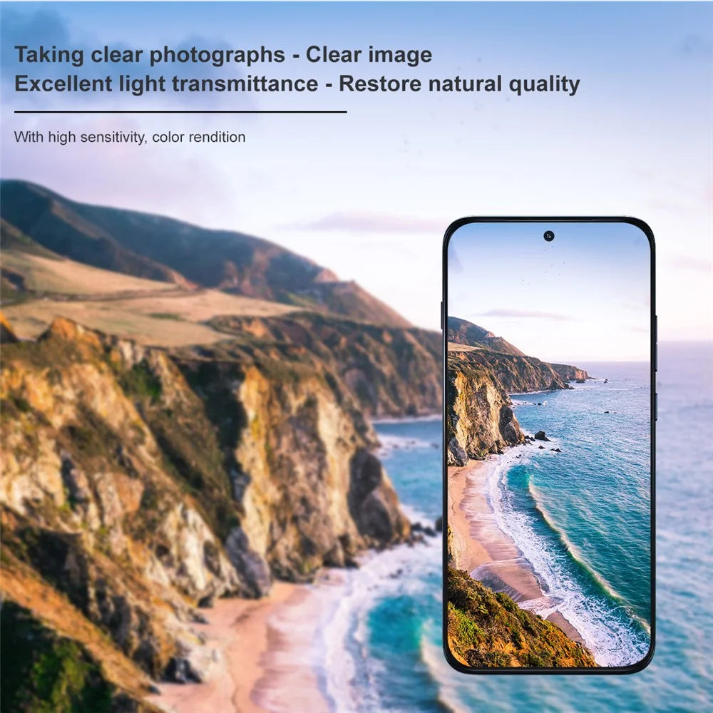 IMAK For Motorola Edge 70 Pro 5G / Edge 70 Pro+ 5G Tempered Glass Full Cover Camera Lens Protector + Acrylic Lens Cap - Transparent - 5