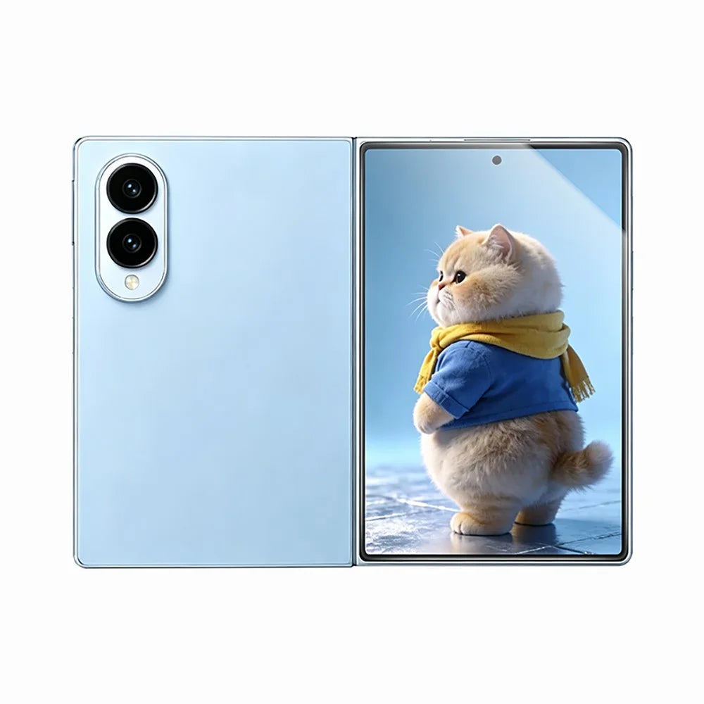 RURIHAI 10Pcs For Samsung Galaxy Z Fold8 High Aluminium-Silicon Glass Film Full Glue 0.26mm 2.5D Full Screen Protector - 2