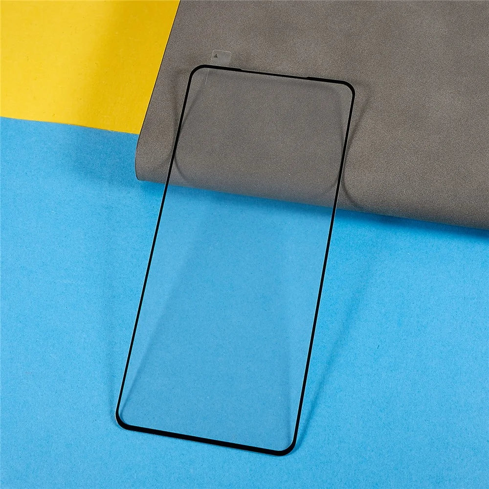 For Motorola Moto G62 5G Silk Printing Full Glue Tempered Glass Film, Anti-explosion HD Clear Full Screen Protector - 3