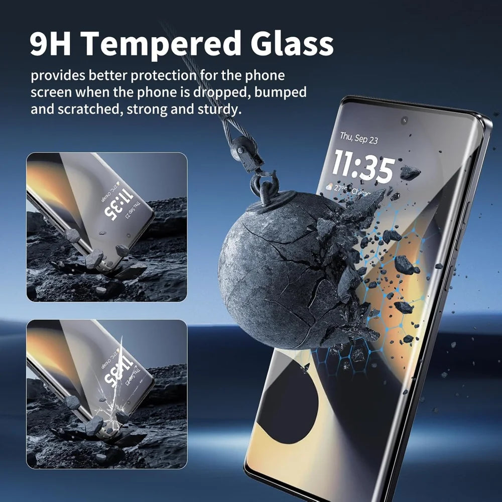 For Motorola Edge 50 Fusion 5G 25Pcs Full Cover Screen Protector Silk Printing Ultra Clear High Aluminium-silicon Glass Film - Transparent - 5