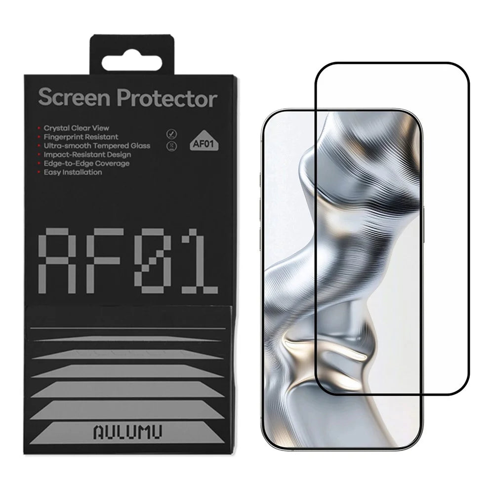 AULUMU AF01 For iPhone 17 Pro Screen Protector High Definition Tempered Glass Film with Easy Installation Tool - Transparent - 1