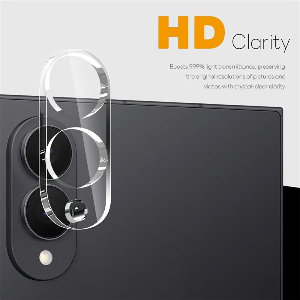 NORTHJO For Samsung Galaxy Z Fold8 Camera Lens Protector Tempered Glass HD Clear 3D Full Coverage - Transparent - 2