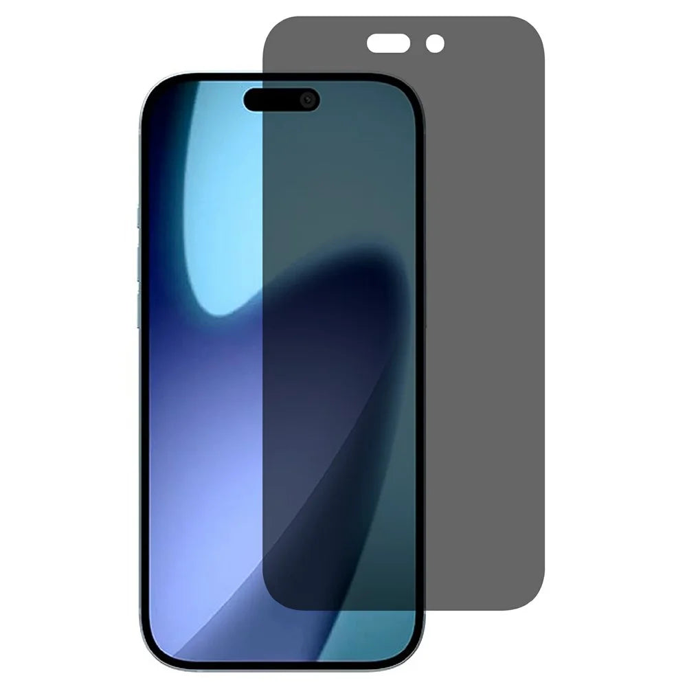For iPhone 18 Pro Max Privacy Screen Protector Tempered Glass Anti Peep Film Full Coverage - Black - 1