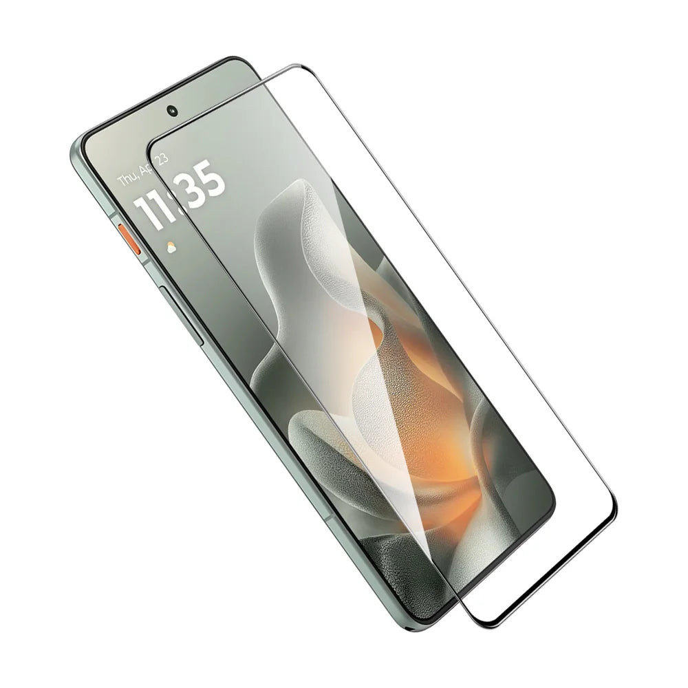 HAT PRINCE for Motorola Edge (2026) ENKAY  Screen Protector 9H Silk Printing 0.26mm Full Glue Full Coverage Tempered Glass Film - Transparent - 1