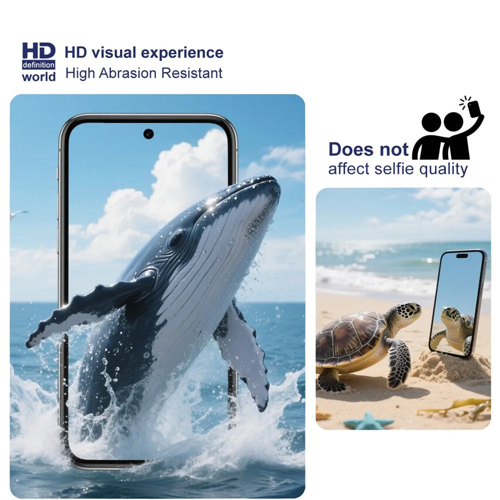 IMAK H Series For vivo S60 5G  /  S60 Vitality Tempered Glass Screen Protector Easy Installation Film with Auto Dust-Remove Tool - Transparent Kit (NOT Complete Covering) (Fingerprint Unlock) - 5